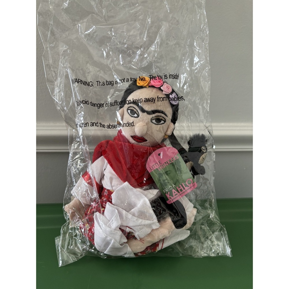 Little Thinkers FRIDA KAHLO Plush Doll Unemployed Philosophers Guild NWT